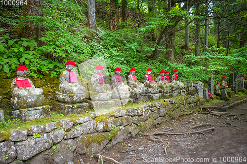 Image of Narabi Jizo statues, Nikko, Japan