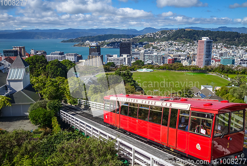 Image of Wellington city cable car, New Zealand