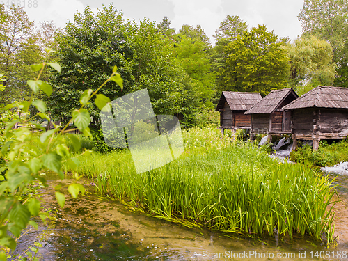 Image of Old wooden waterills