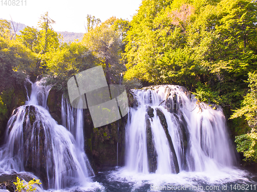 Image of beautiful waterfall