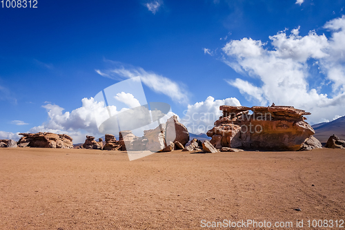 Image of Siloli desert in sud Lipez reserva, Bolivia