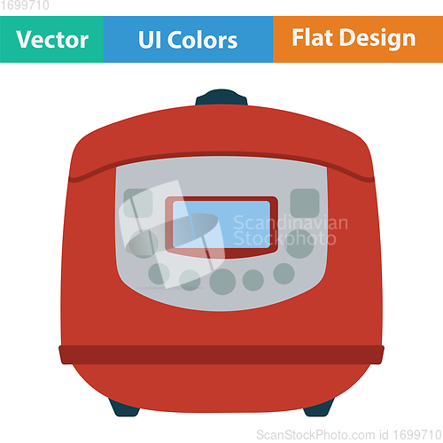 Image of Kitchen multicooker machine icon