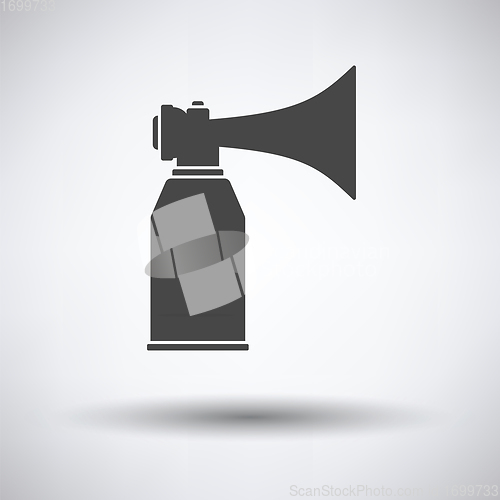 Image of Football fans air horn aerosol icon