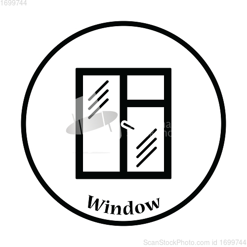 Image of Icon of closed window frame