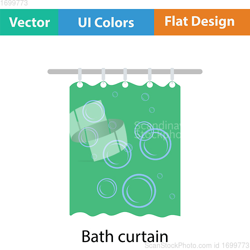 Image of Bath curtain icon