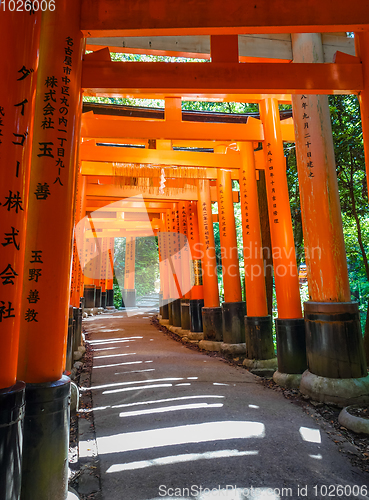 Image of Fushimi Inari Taisha torii, Kyoto, Japan