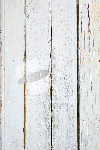 Image of Old wood board painted white