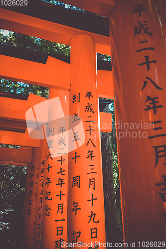 Image of Fushimi Inari Taisha torii, Kyoto, Japan