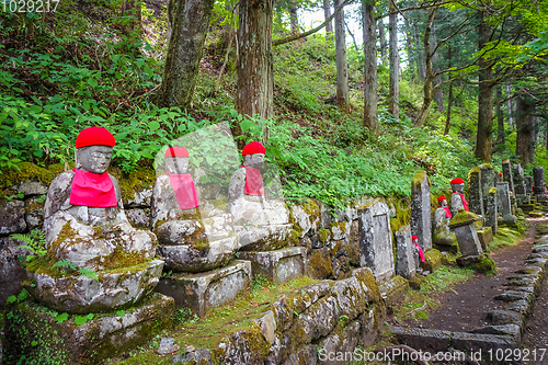 Image of Narabi Jizo statues, Nikko, Japan