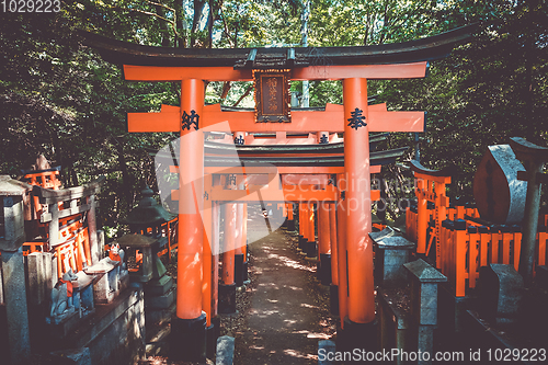 Image of Fushimi Inari Taisha torii, Kyoto, Japan