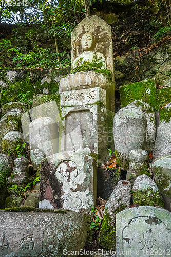 Image of Chion-in temple garden graveyard, Kyoto, Japan