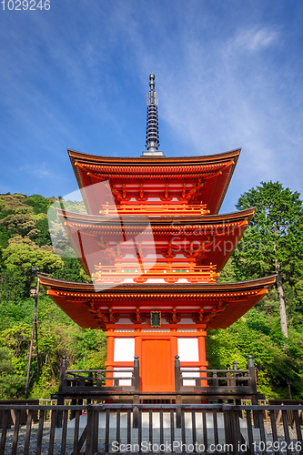Image of Pagoda at the kiyomizu-dera temple, Kyoto, Japan