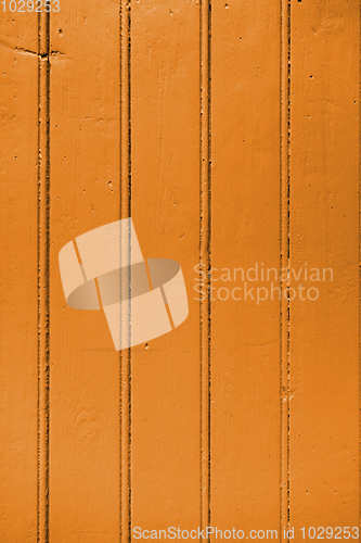 Image of Old wood board painted orange