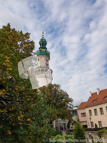 Image of View of the fire tower, Sopron