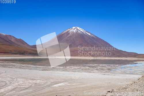 Image of Clear altiplano laguna in sud Lipez reserva, Bolivia