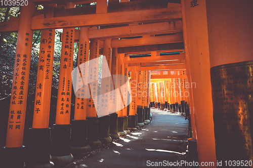 Image of Fushimi Inari Taisha torii, Kyoto, Japan