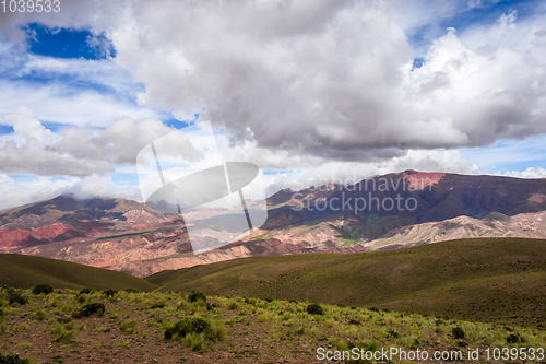 Image of Serranias del Hornocal, colored mountains, Argentina