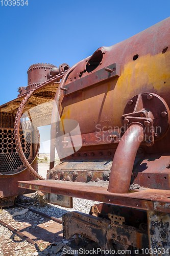 Image of Train cemetery in Uyuni, Bolivia