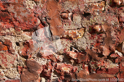 Image of Brick wall detail texture background