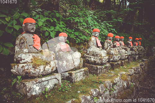 Image of Narabi Jizo statues, Nikko, Japan