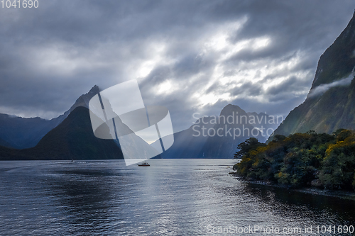 Image of Milford Sound, fiordland national park, New Zealand