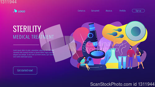 Image of Infertility concept landing page.