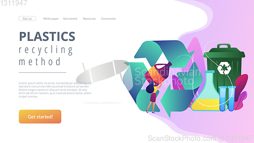 Image of Chemical recycling concept landing page.