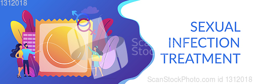 Image of Sexually transmitted diseases concept banner header.