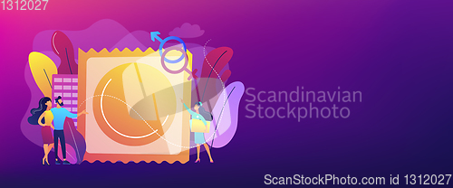 Image of Sexually transmitted diseases concept banner header.