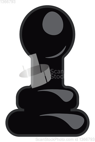 Image of A pawn in chess vector or color illustration