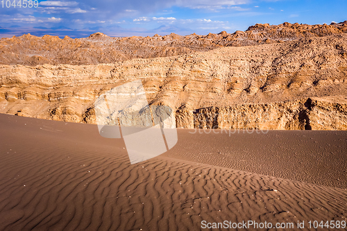 Image of Sand dunes in Valle de la Luna, San Pedro de Atacama, Chile