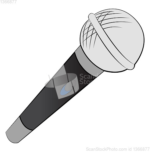 Image of A microphone speaker vector or color illustration