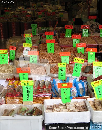 Image of bulk food at an asian market