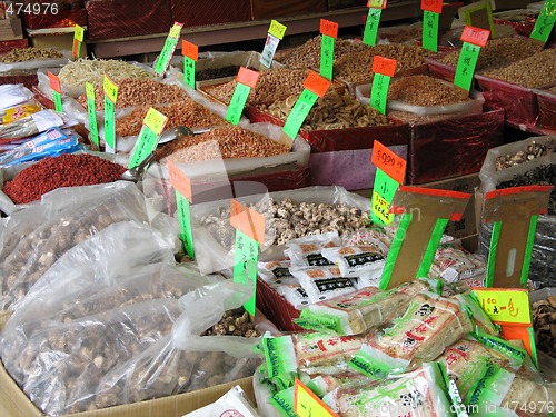 Image of bulk food at an asian market