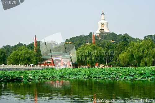 Image of Beihai park in Beijing, China