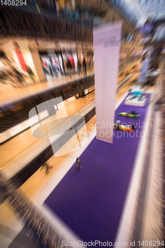 Image of Abstract blur of beautiful luxury shopping mall