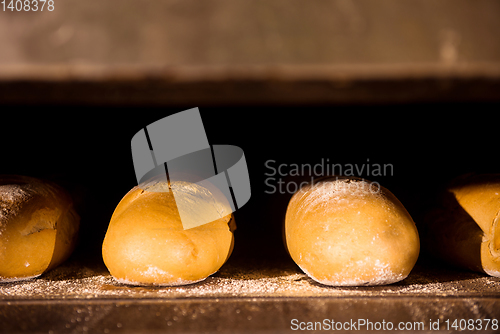 Image of Baked bread in the bakery