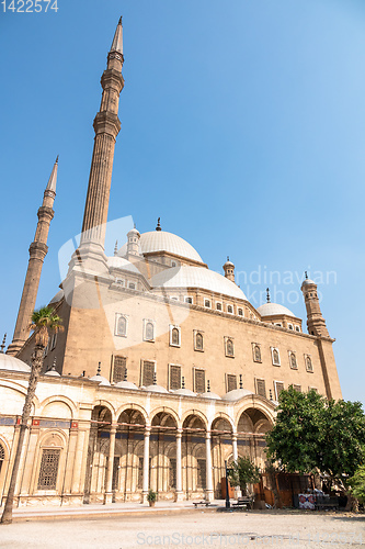 Image of The Mosque of Muhammad Ali in Cairo Egypt at daytime