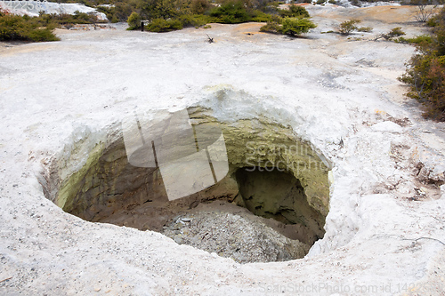 Image of geothermal activity at Rotorua in New Zealand