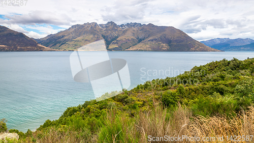 Image of scenery at Lake Te Anau, New Zealand