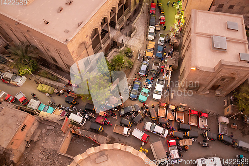 Image of traffic jam at Cairo Egypt