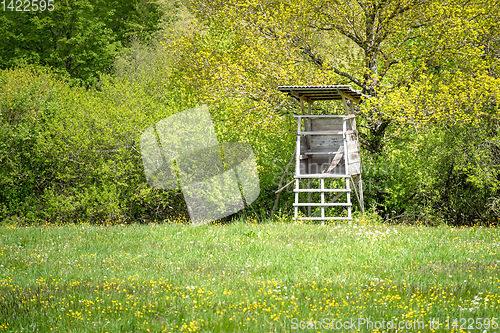 Image of hunters tree stand