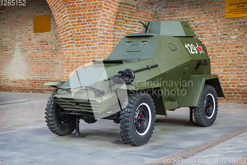 Image of Armored Car BA-64 World War II. Russia