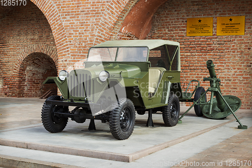 Image of Road vehicle GAZ-67B during the Second World War. Nizhny Novgorod Kremlin