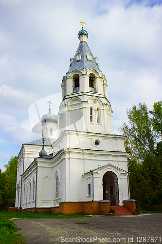 Image of Church of the Transfiguration in the village. Russia