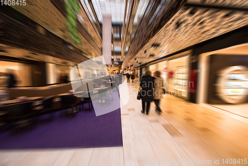 Image of Abstract blur of beautiful luxury shopping mall