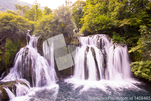 Image of beautiful waterfall