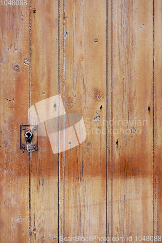 Image of Rough wood door