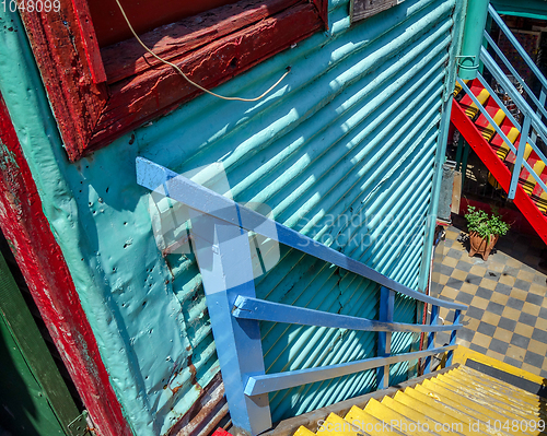 Image of Colorful houses in Caminito, Buenos Aires