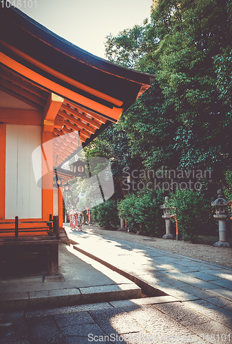 Image of Temple in Maruyama garden, Kyoto, Japan